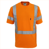 Hi-Vis Cotton taped Tee Short Sleeve